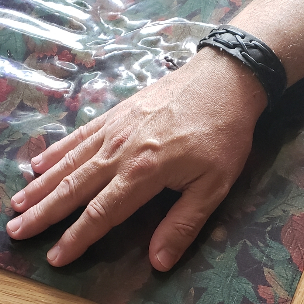 Rasta Leather Bracelet Made in Brazil